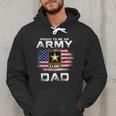 Proud To Be An Army Dad With American Flag Veteran Men Hoodie