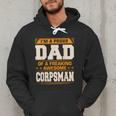 Proud Dad Of Awesome Corpsman Father's Day Men Hoodie