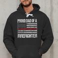 Proud Dad Of a Firefighter Fireman Parent Men Hoodie
