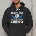 Proud Dad Of A Freaking Awesome Libero Volleyball Father Men Hoodie