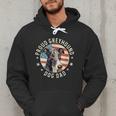 Proud Greyhound Dad American Flag Patriotic Greyhound Dad Men Hoodie