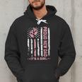 Proud New Dad New Girl Baby First Fathers Day American Flag Men Hoodie Proud New Dad New Girl Baby First Fathers Day American Flag Men Hoodie