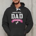 Proud New Dad Its A Girl Baby Gender Announcement Men Hoodie