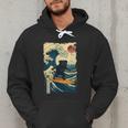 Pug Japanese Kanagawa Wave Surfing Japan Mom Dad Kids Men Hoodie Pug Japanese Kanagawa Wave Surfing Japan Mom Dad Kids Men Hoodie