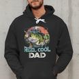 Reel Cool Dad Fishing Vintage Retro Father's Day Men Hoodie