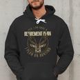 Retirement Grandpa Hunting Deer Elk Retired Hunter Dad Men Hoodie