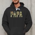 Retro Camo Hunting Papa Old Camo Dad Father’s Day Daddy Men Hoodie