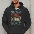 Retro Cheer Dad Straight Outta Money Men Hoodie