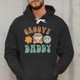 Retro Groovy Daddy Matching Family Birthday Party Men Hoodie
