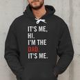 Retro It's Me Hi I'm The Dad It's Me For Dad Men Hoodie