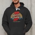 Retro Vintage US States Hoosier Daddy State Outline Desig Men Hoodie