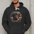 Rottie Dog Mom Dad 'Merica Rottweiler Men Hoodie