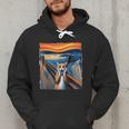 The Scream Cat Parody For Kitty Cat Lover Cat Mom Cat Dad Men Hoodie