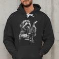 Shih Tzu Dog Playing Electric Guitar Rock Dog Dad Men Women Kids Men Hoodie