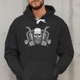 Skeleton Truck Driver Big Trucking Trucker Dad Men Hoodie