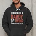 Soon To Be Dad Twins Fatherhood Pregnancy Announcement New D Men Hoodie