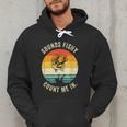 Sounds Fishy Count Me In Dad Grandpa Vintage Fishing Men Hoodie