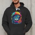 Space Cat Mom Cat Dad Men Women Kids Astronaut Space Men Hoodie