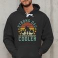 Strong Dad Workout Weight Lifting Father's Day Men Hoodie