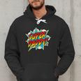 Super Daddy Comic Book Superhero Father's Day Men Hoodie