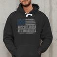 Support ALS Awareness Month USA American Flag Men Dad Men Hoodie