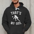 That's My Girl Volleyball Dad Of A Volleyball Player Father Men Hoodie