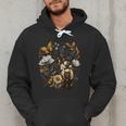 Tortie Cat Owner Flowers Tortie Cat Mom Tortie Cat Dad Men Hoodie