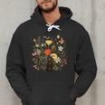 Tortie Cat Owner Flowers Tortie Cat Mom Tortie Cat Dad For Men Women Kids Men Hoodie