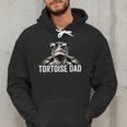 Tortoise Dad Tortoise With Sunglasses Vintage Tortoise Dad Men Hoodie