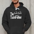 The TwinFather Father Of Twins Dad Fathers Day Men Hoodie
