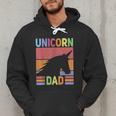 Unicorn Birthday Outfit Dad Unicorn Costume Bday Dad Unicorn Men Hoodie