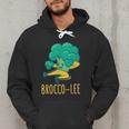 Vegetable Word Game Dad Joke Brocco-Lee Broccoli Men Hoodie