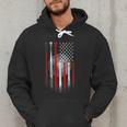 Vintage Baseball American Flag Classic Fit Tee For Dad And Mom Men Hoodie