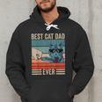Vintage Best Cat Dad Ever Bump Fist Father's Day Cat Daddy Men Hoodie Vintage Best Cat Dad Ever Bump Fist Father's Day Cat Daddy Men Hoodie