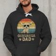 Vintage Chihuahua Dad Dog Lovers Father's Day Tee Men Hoodie