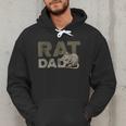 Vintage Distressed Rat Dad Men Hoodie