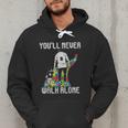 Vintage Father Son Family Autistic Kids Autism Awareness Dad Men Hoodie