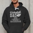 Volleyball Dad Definition Dad Of A Volleyball Player Father Men Hoodie