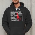 Volleyball Mom Dad Parent Shirt Daughter Player Men Hoodie