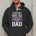 I Wear Purple For My Dad Pancreatic Cancer Support Men Hoodie I Wear Purple For My Dad Pancreatic Cancer Support Men Hoodie