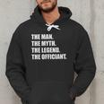 Wedding Officiant Art For Men Dad Ordained Minister Men Hoodie