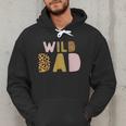 Wild Wild Dad Two Wild Birthday Outfit Zoo Birthday Animal Men Hoodie