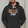 Wild Dad Zoo Born Two Be Wild B-Day Safari Jungle Animal Men Hoodie