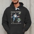 Wizard Dragon Fantasy Football Player Literal Dad Joke Men Hoodie