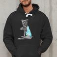 Women Dog Pitbull I Love Dad Tattoo Men Hoodie