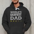 Worlds Okayest Dad Vintage Style Men Hoodie