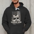 Yorkie Dad Cool Vintage Retro Proud American Men Hoodie