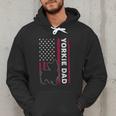 Yorkie Dog Vintage US American Flag Yorkie Dad Fathers Day Men Hoodie