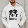 Aussie Dad Australian Shepherd Dog Dad For Men Men Hoodie
