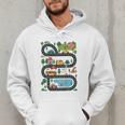 On Back Tired Dads Club Car Race Track On Dad Daddy Men Hoodie On Back Tired Dads Club Car Race Track On Dad Daddy Men Hoodie